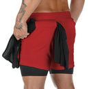 Short Masculino 2 em 1 FlexFit Pro - O Único Que Une Conforto e Performance!