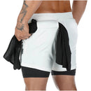 Short Masculino 2 em 1 FlexFit Pro - O Único Que Une Conforto e Performance!