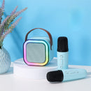 Karaokê MelodyBox - Caixa de Som com Microfones: Diversão Para Família Toda