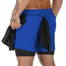 Short Masculino 2 em 1 FlexFit Pro - O Único Que Une Conforto e Performance!